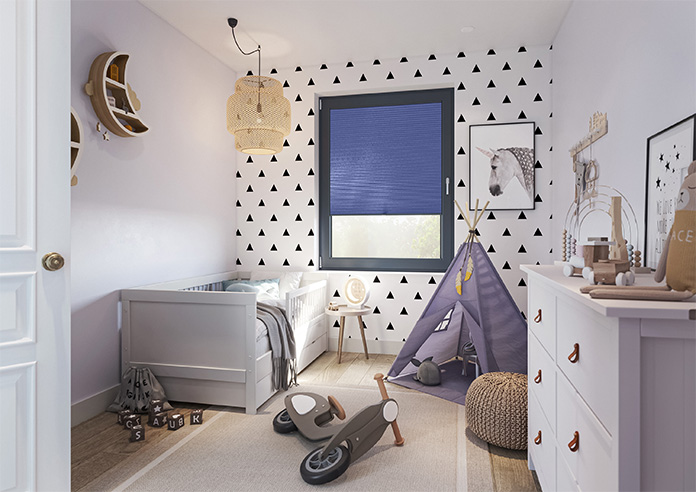 Umbra (Blackout), Denim - Stick Fit Honeycomb Blind - Image 7